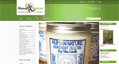 Desktop Screenshot of humannatureofme.com